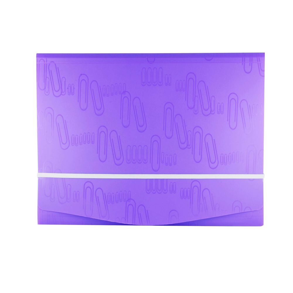 FOLDER PORTADOCUMENTOS VIOLETA CARTA ICLIP CON LIGA | Folders ...