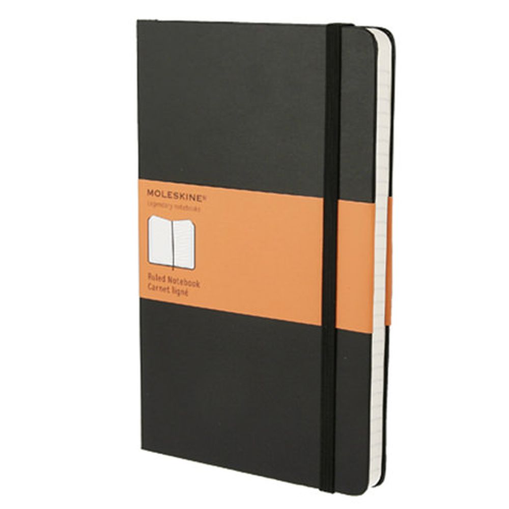 Libreta Francesa Hoja Blanca Pasta Dura Moleskine Negra Cuadernos y