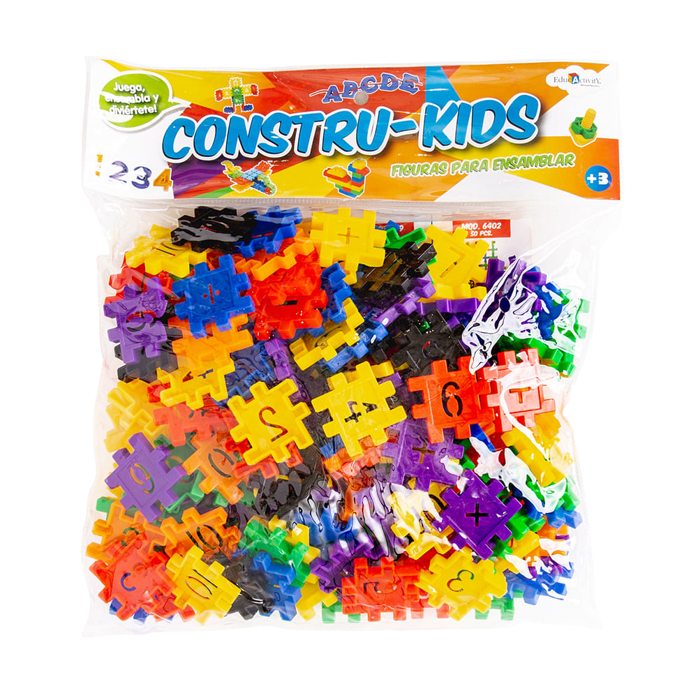 Piezas Para Ensamblar De Tubos En Multicolor Y+Stickers