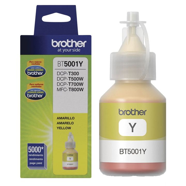 Tinta para Impresora Brother BT5001Y Amarillo | Botellas deTinta - OfficeMax