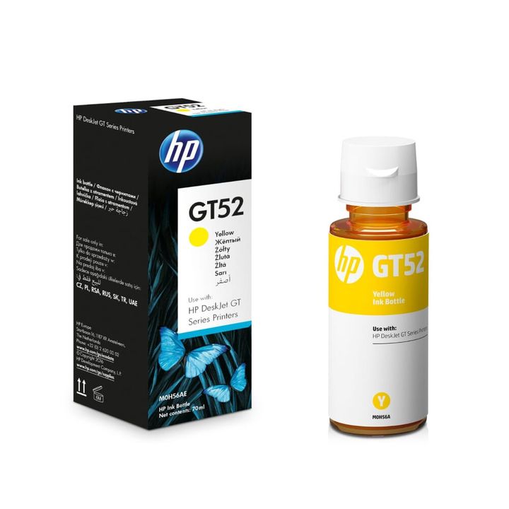 Tinta para Impresora HP GT52 Amarilla | Botellas deTinta - OfficeMax