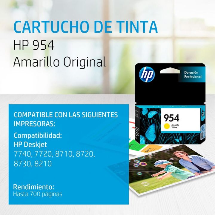 Cartucho HP 954 Amarillo | Cartuchos deTinta - OfficeMax