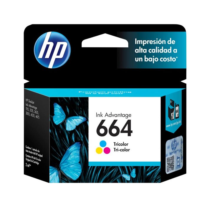 Cartucho HP 664 Tricolor | Cartuchos deTinta - OfficeMax