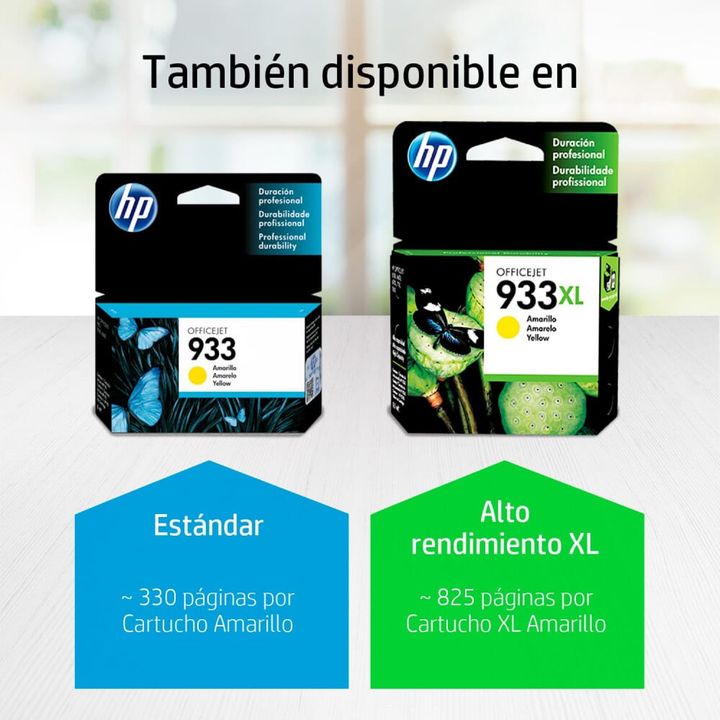 Cartucho HP 933XL Amarillo | Cartuchos deTinta - OfficeMax