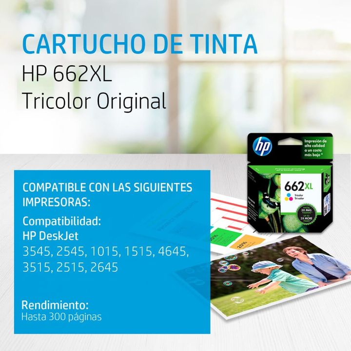 Cartucho HP 662XL Tricolor | Cartuchos deTinta - OfficeMax