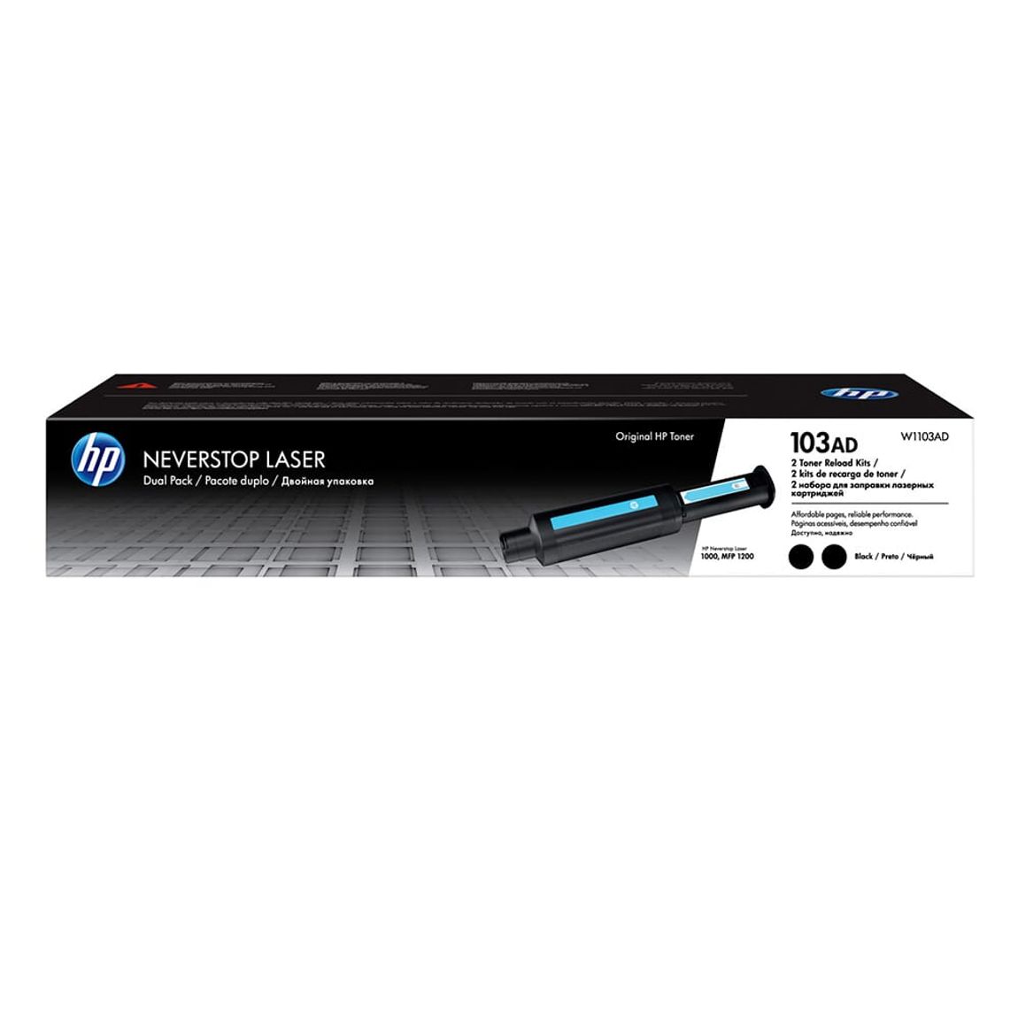 Kit Recarga de Tóner Láser HP 103AD Negro | Tóner - OfficeMax