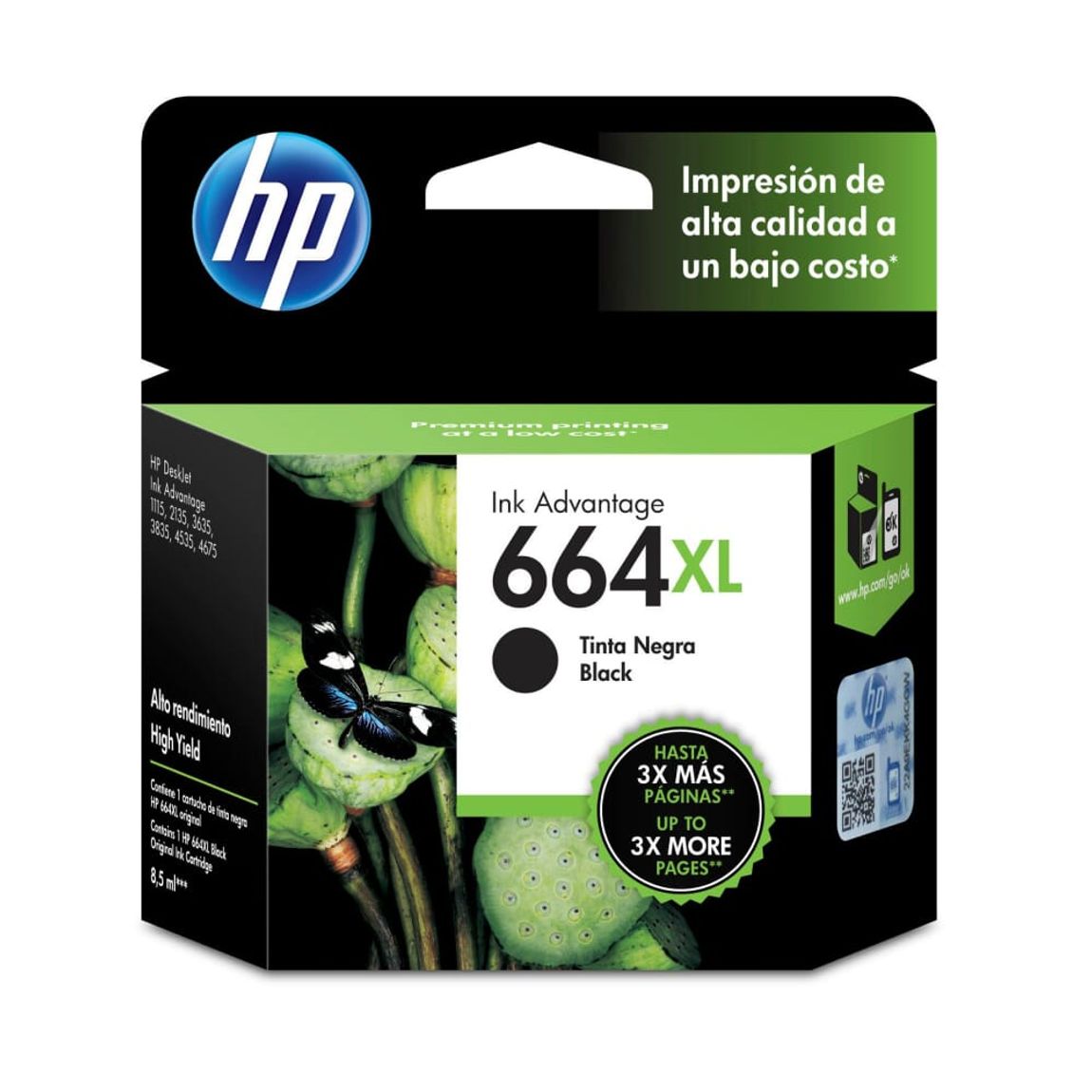 Cartucho HP 664XL Negro | Cartuchos deTinta - OfficeMax