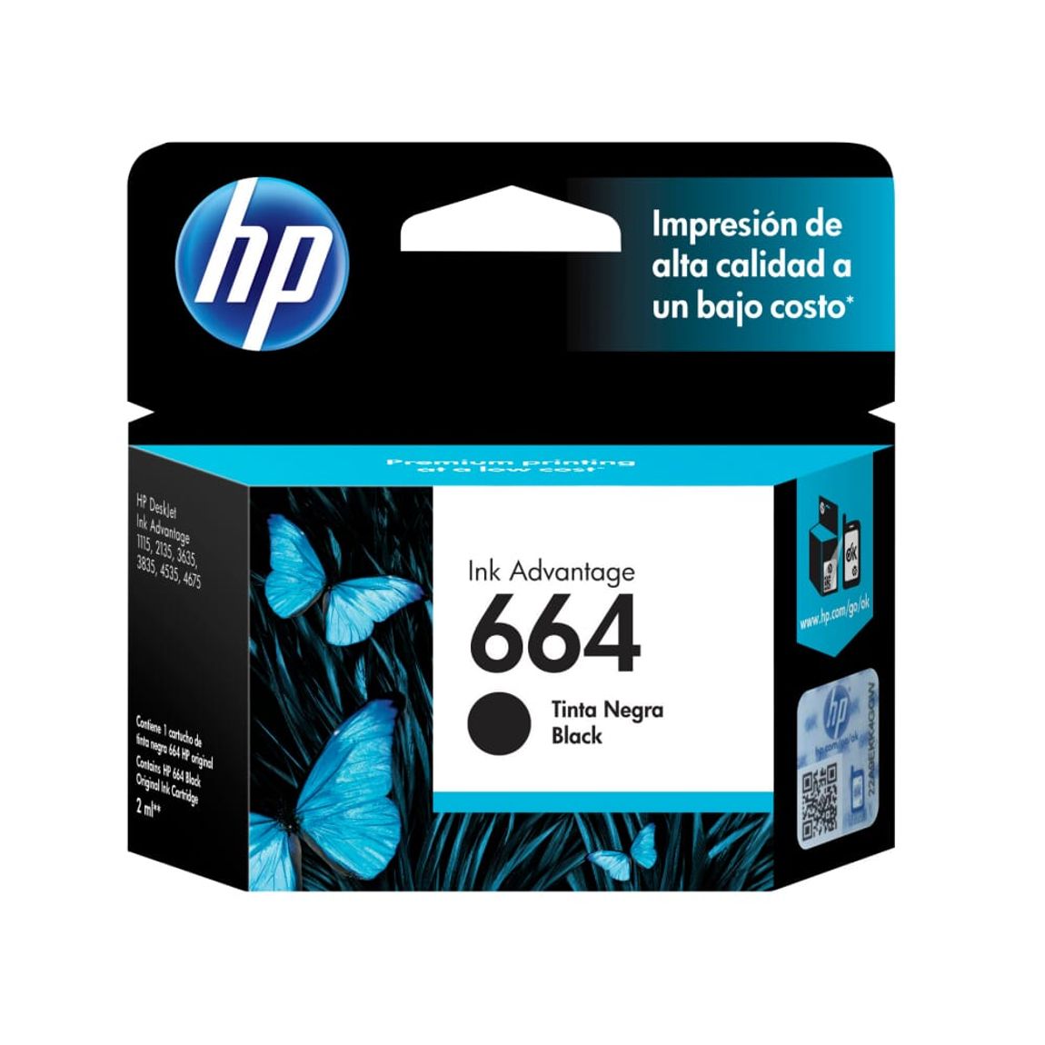 Cartucho HP 664 Negro | Cartuchos deTinta - OfficeMax