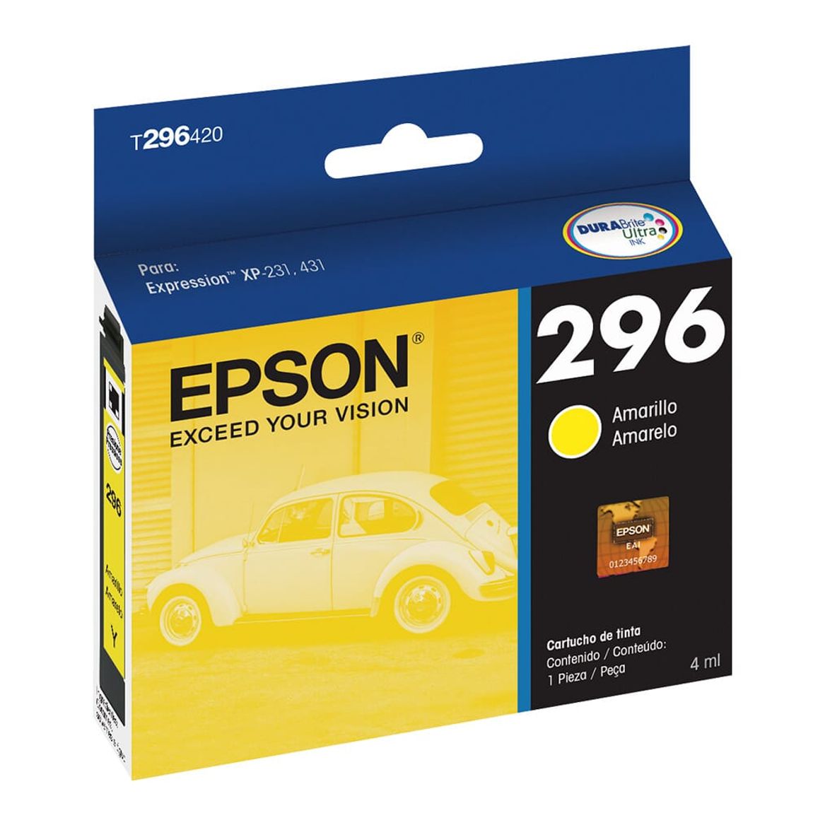 Cartucho Epson 296 Amarillo | Cartuchos deTinta - OfficeMax