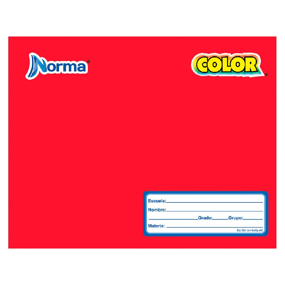 Cuaderno Italiano Cosido Cuadro Chico Norma Color 100 Hojas Cuadernos 