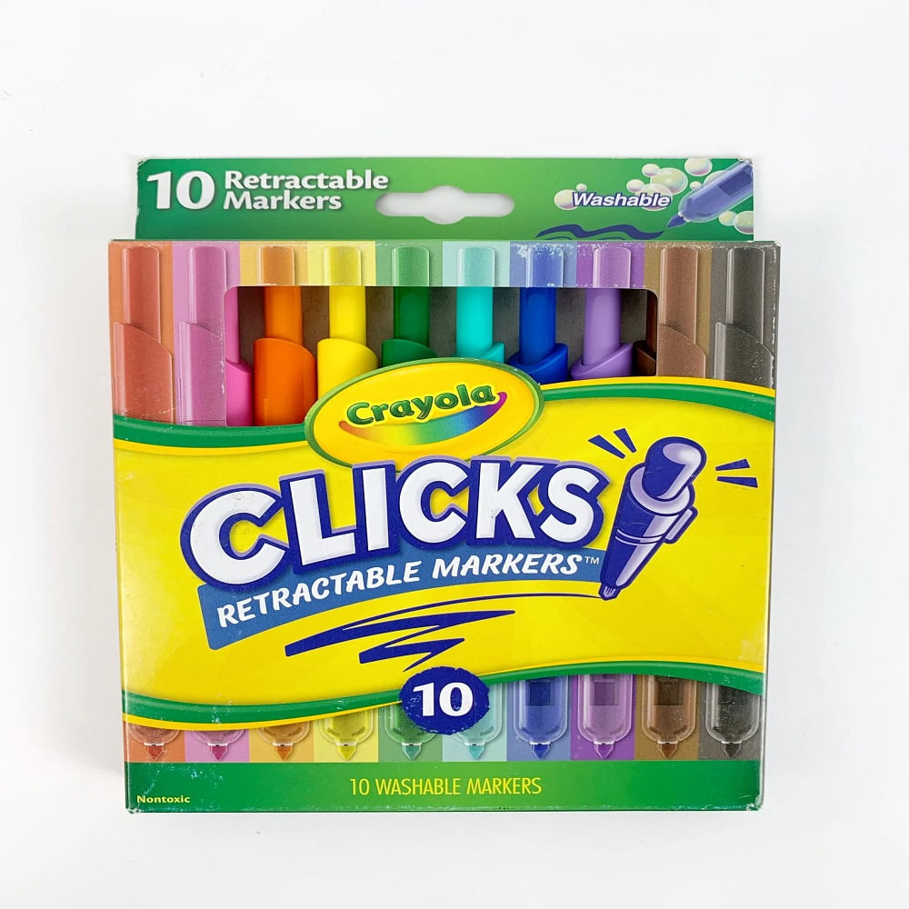 Plumones Crayola Punta Retráctil 10pz | Plumones | OfficeMax - Kiosko