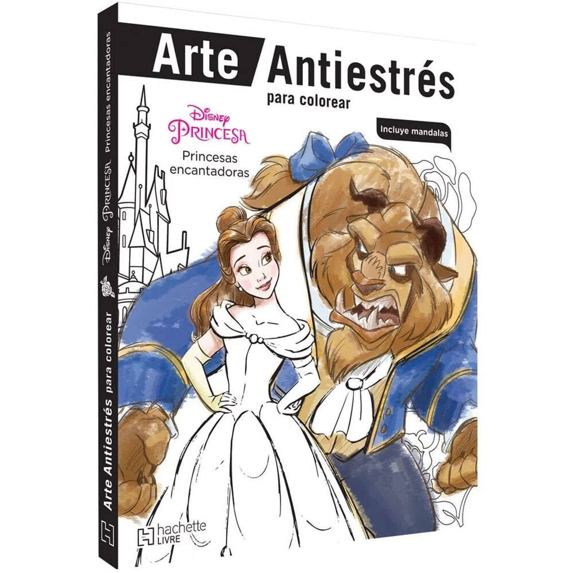 Arte Antiestres Para Colorear Disney Princesa Princesas Encantadoras |  Libros Infantiles Y Juveniles - OfficeMax
