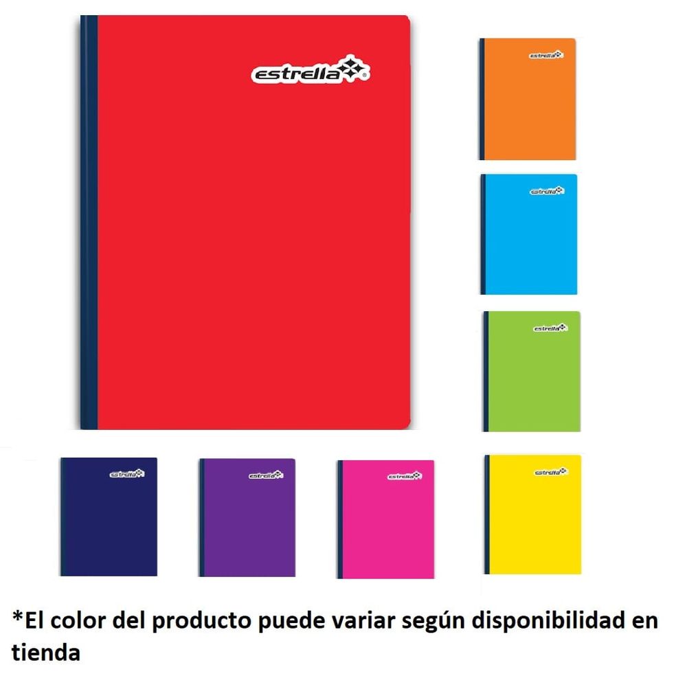 Cuaderno Profesional Cuadro Grande Estrella 100 Hojas | Cuarderno ...