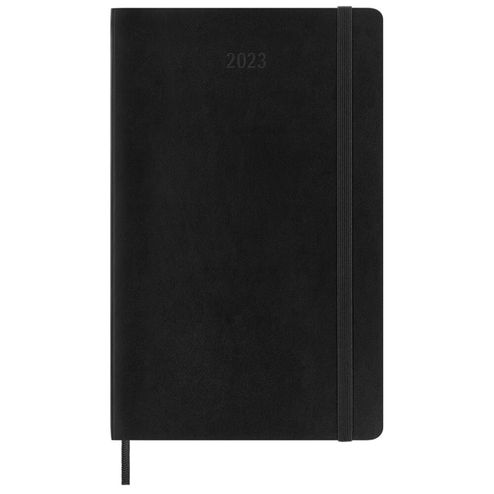 Agenda 2023 Moleskine Diaria Pasta Blanda Grande Negro Agendas y