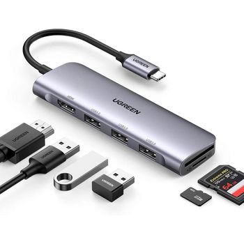 Hub USB-C Devia Leopard 5 Puertos | Hub's - OfficeMax