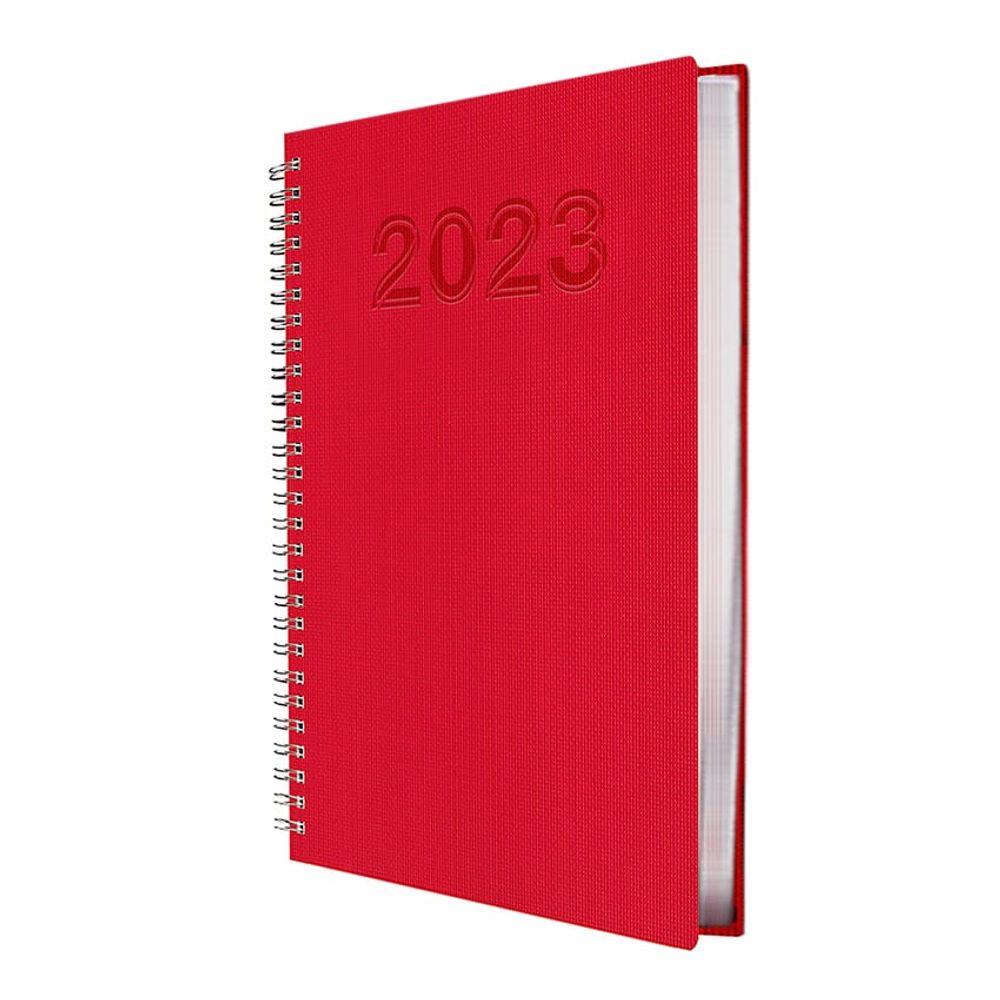 agenda-2023-danpex-mesh-diaria-rojo-agendas-y-organizadores-kiosko